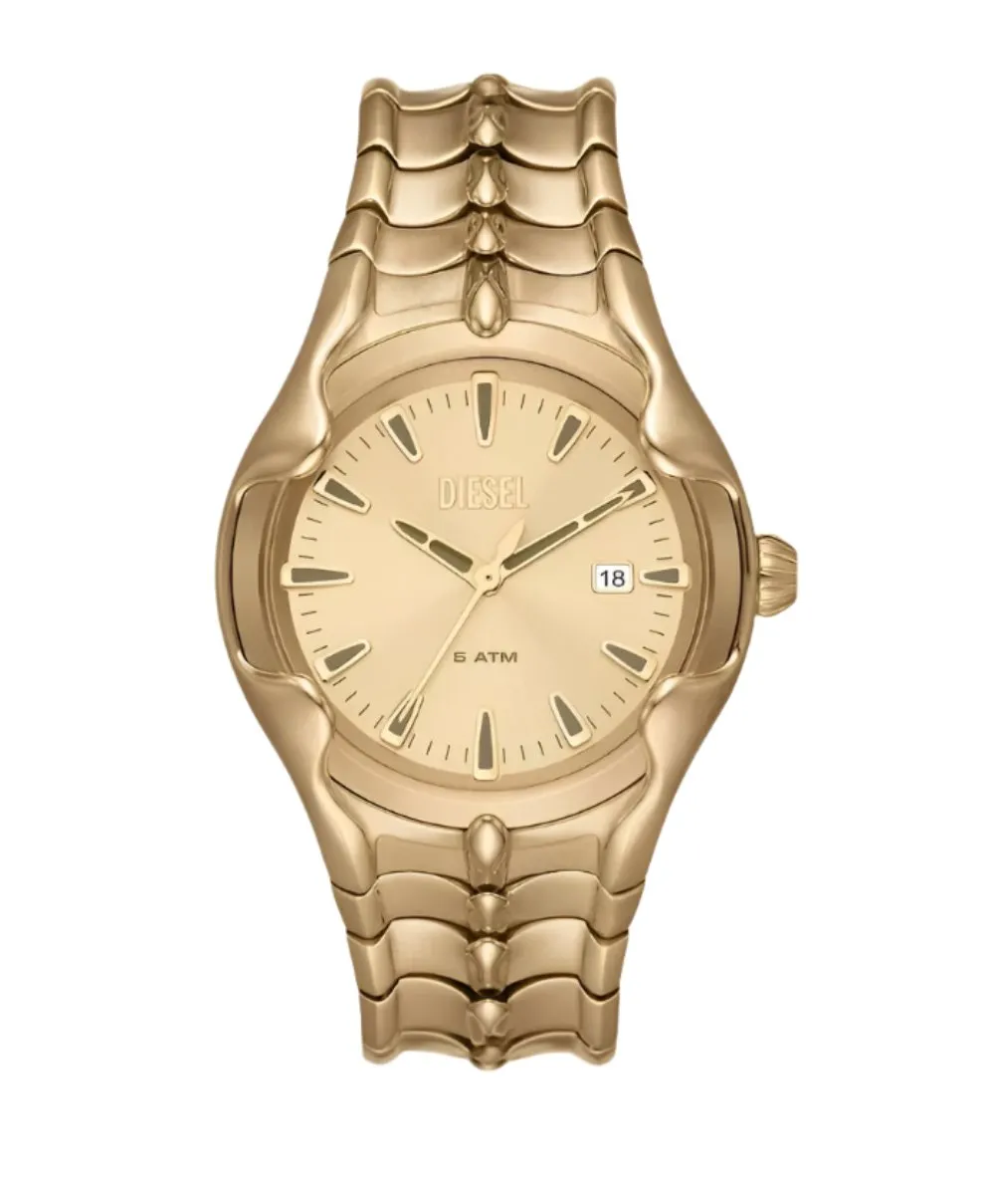 Diesel Vert Gold Stainless Steel Gold Dial Watch DZ2186