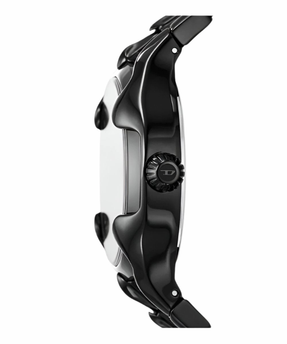 Diesel Vert Black Stainless Steel Blue Dial Watch DZ2198