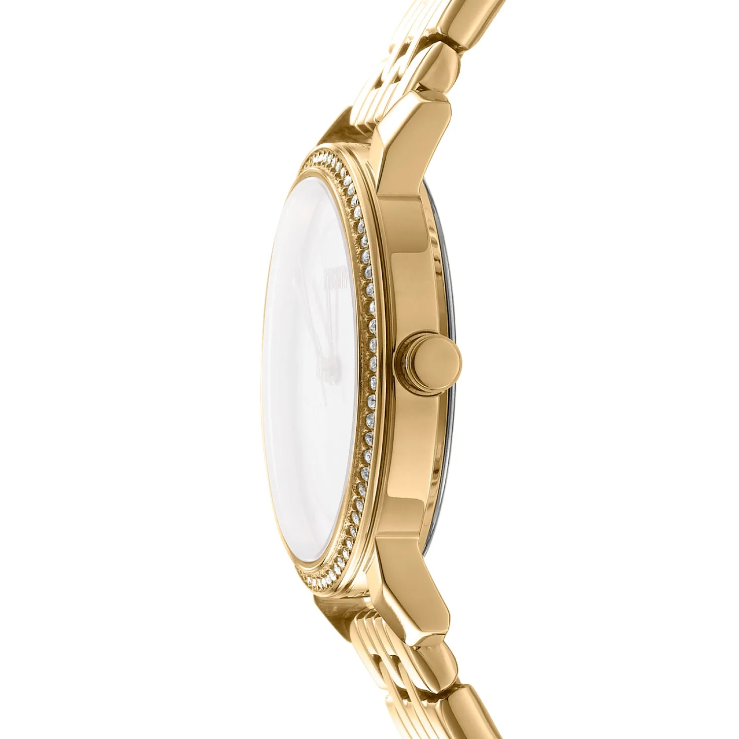 DKNY Astoria Glitz Silver Dial Stainless Steel Watch DK1L065M0045