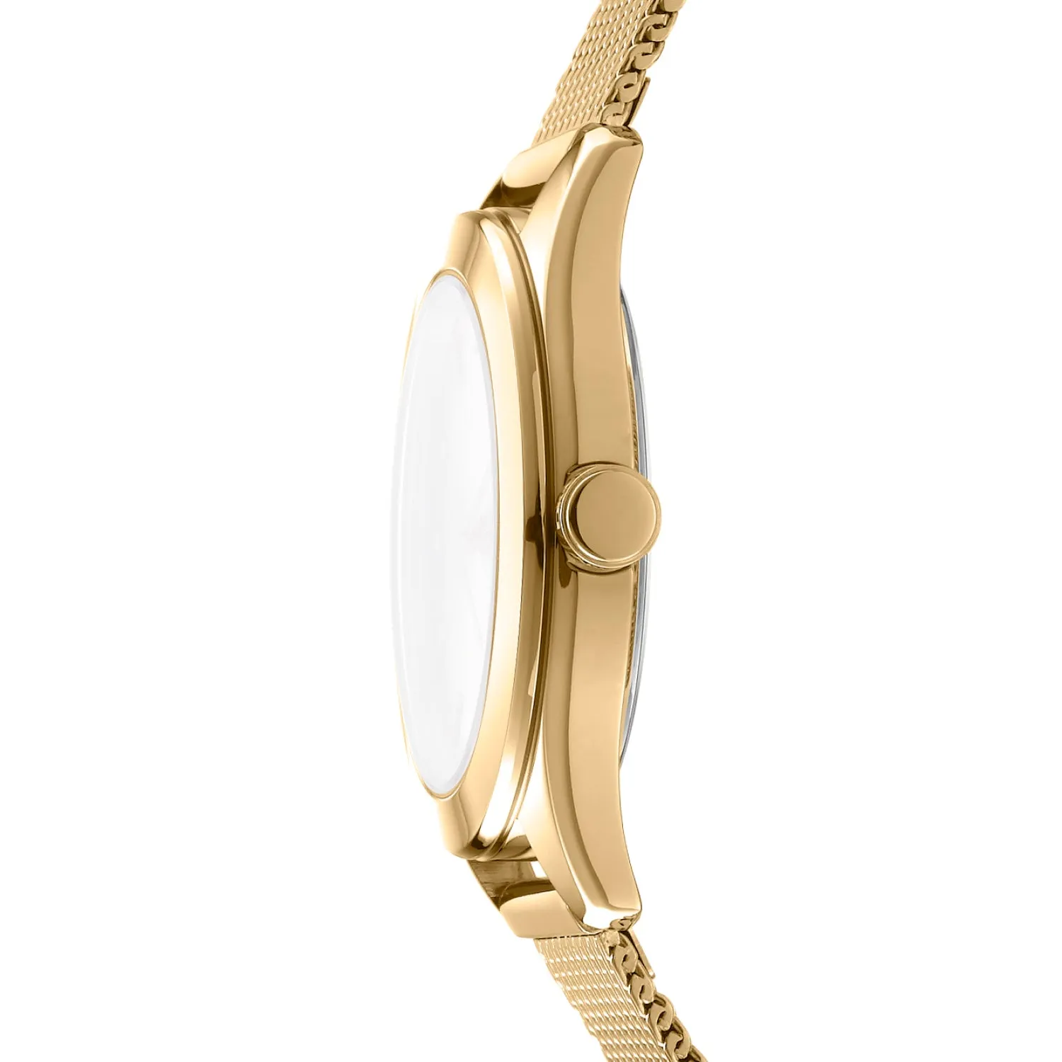 DKNY Astoria Logo Champagne Dial Stainless Steel Watch DK1L032M0025