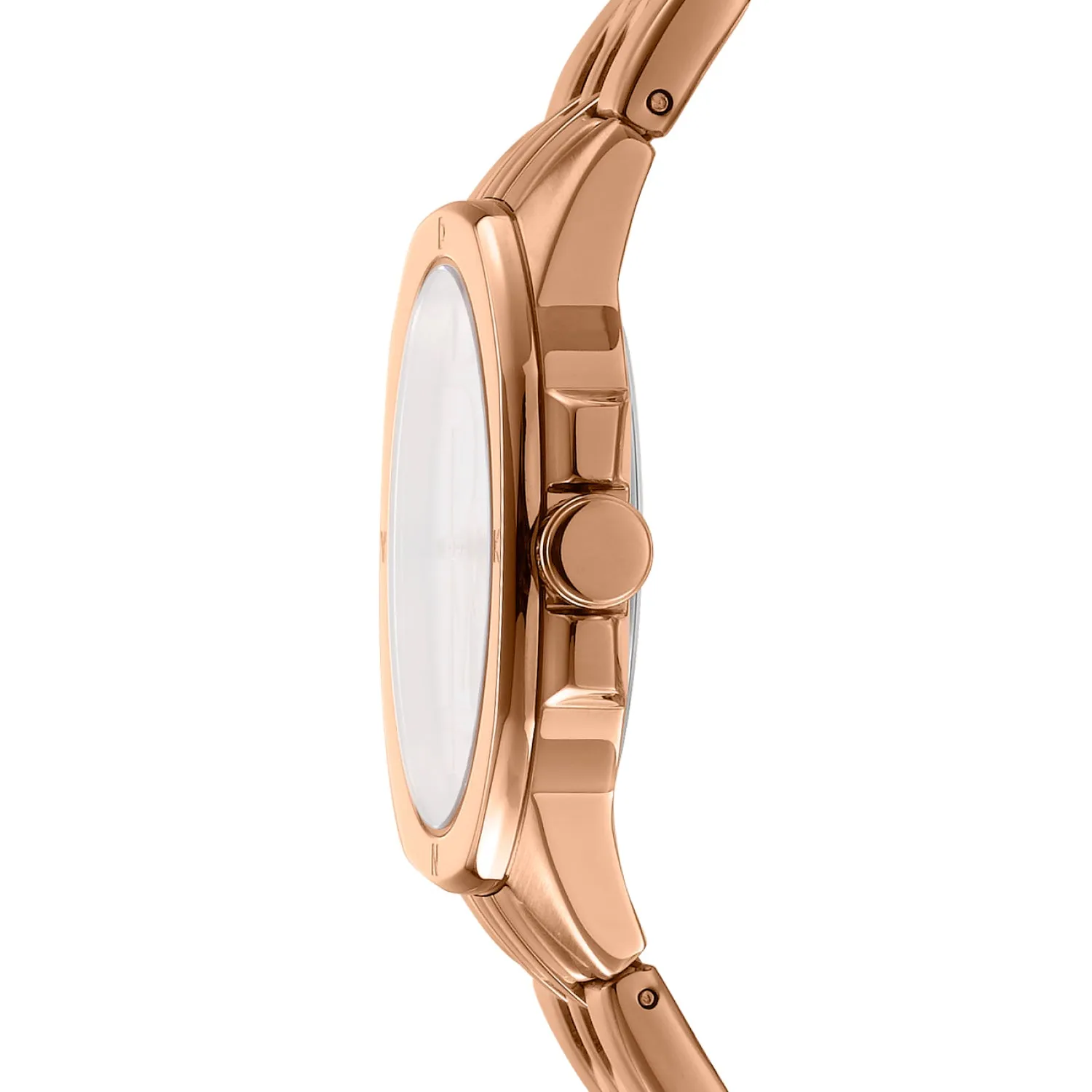 DKNY Brooklyn Midi Rose Gold Dial Stainless Steel Watch DK1L012M0075