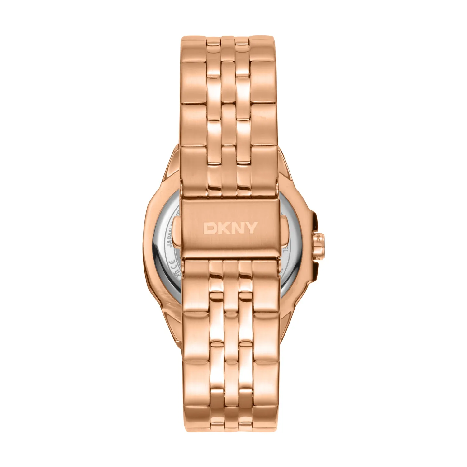 DKNY Brooklyn Midi Rose Gold Dial Stainless Steel Watch DK1L012M0075