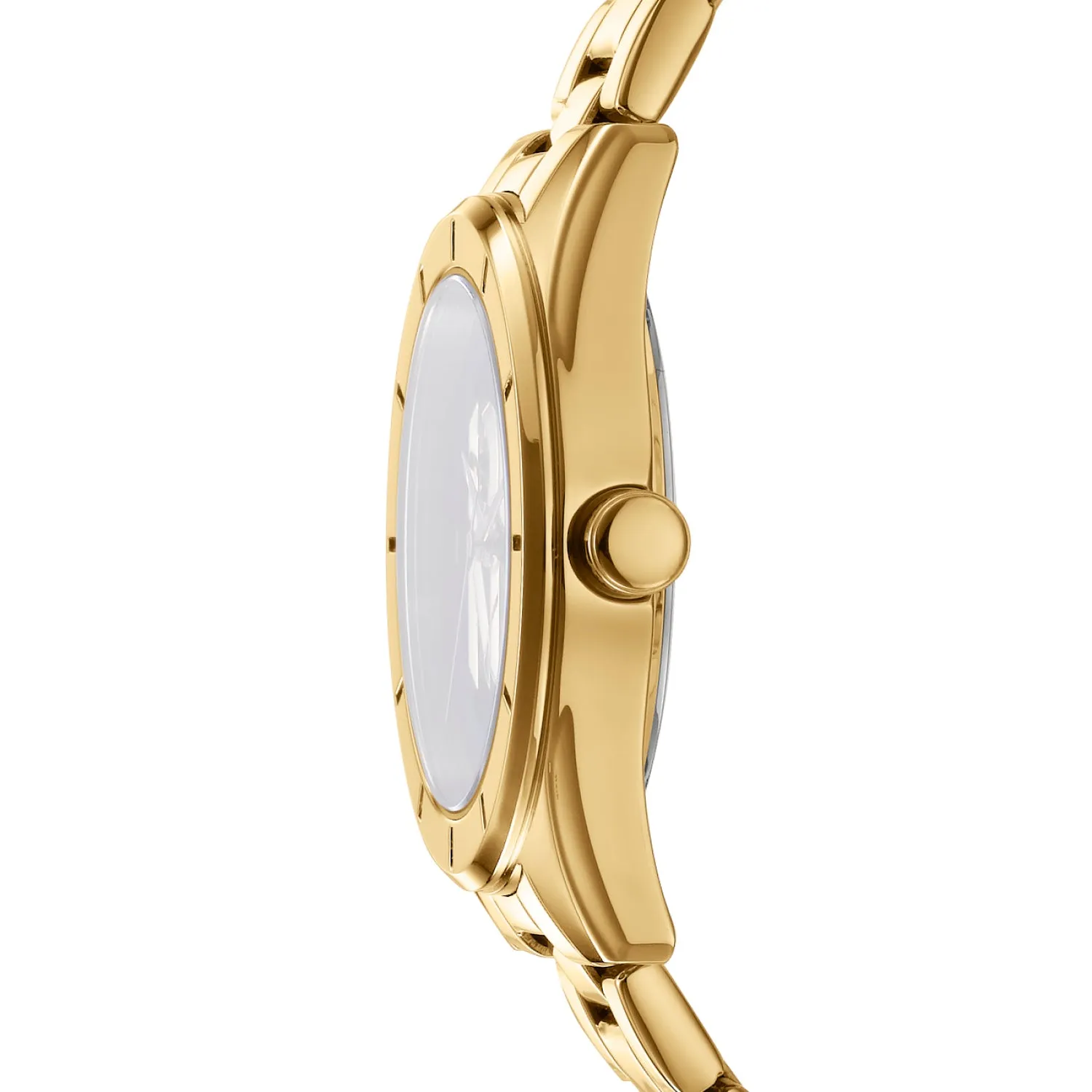 DKNY Chambers Midi Silver and White Dial Stainless Steel Watch DK1L016M0065