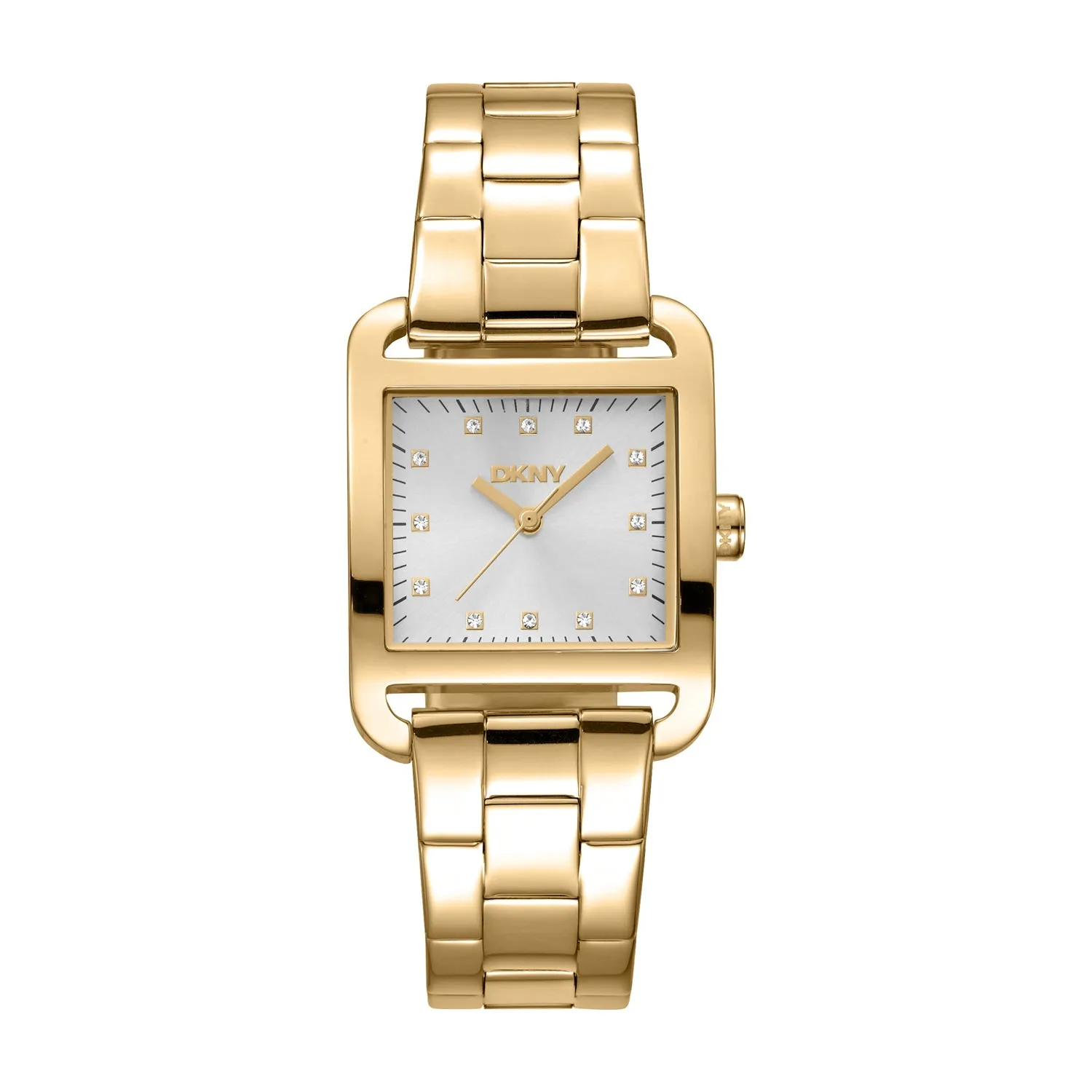 DKNY City Midi Silver Dial Stainless Steel Watch DK1L004M0055