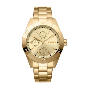 DKNY Nolita Sport Champagne Dial Stainless Steel Watch DK1L079M0025