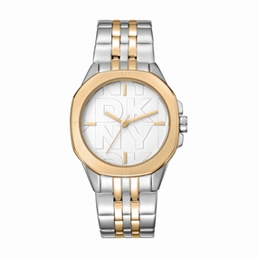 DKNY Brooklyn Midi Silver Dial Stainless Steel Watch DK1L012M0085