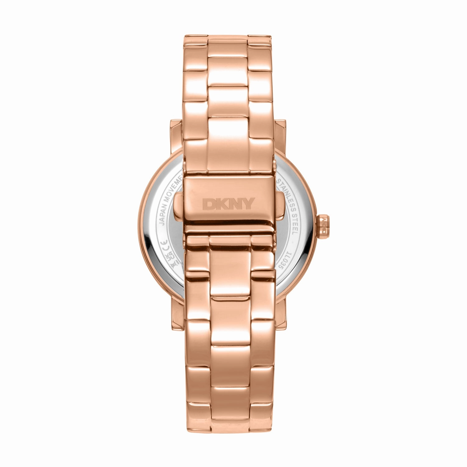 DKNY Soho Logo Silver Dial Stainless Steel Watch DK1L035M0065
