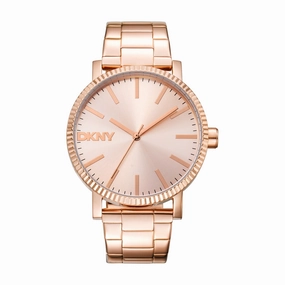 DKNY Soho Maxi Rose Gold Dial Stainless Steel Watch DK1L034M0065
