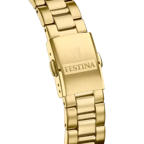 Elegant Festina Steel Watch with Classic White Dial F20557/2