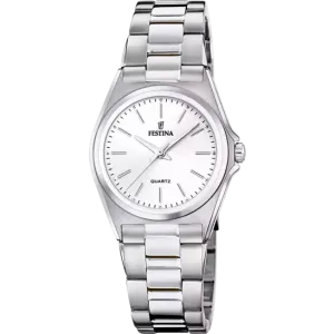 Elegant Festina Women's Stainless Steel Watch F20553/2 with Classic Design
