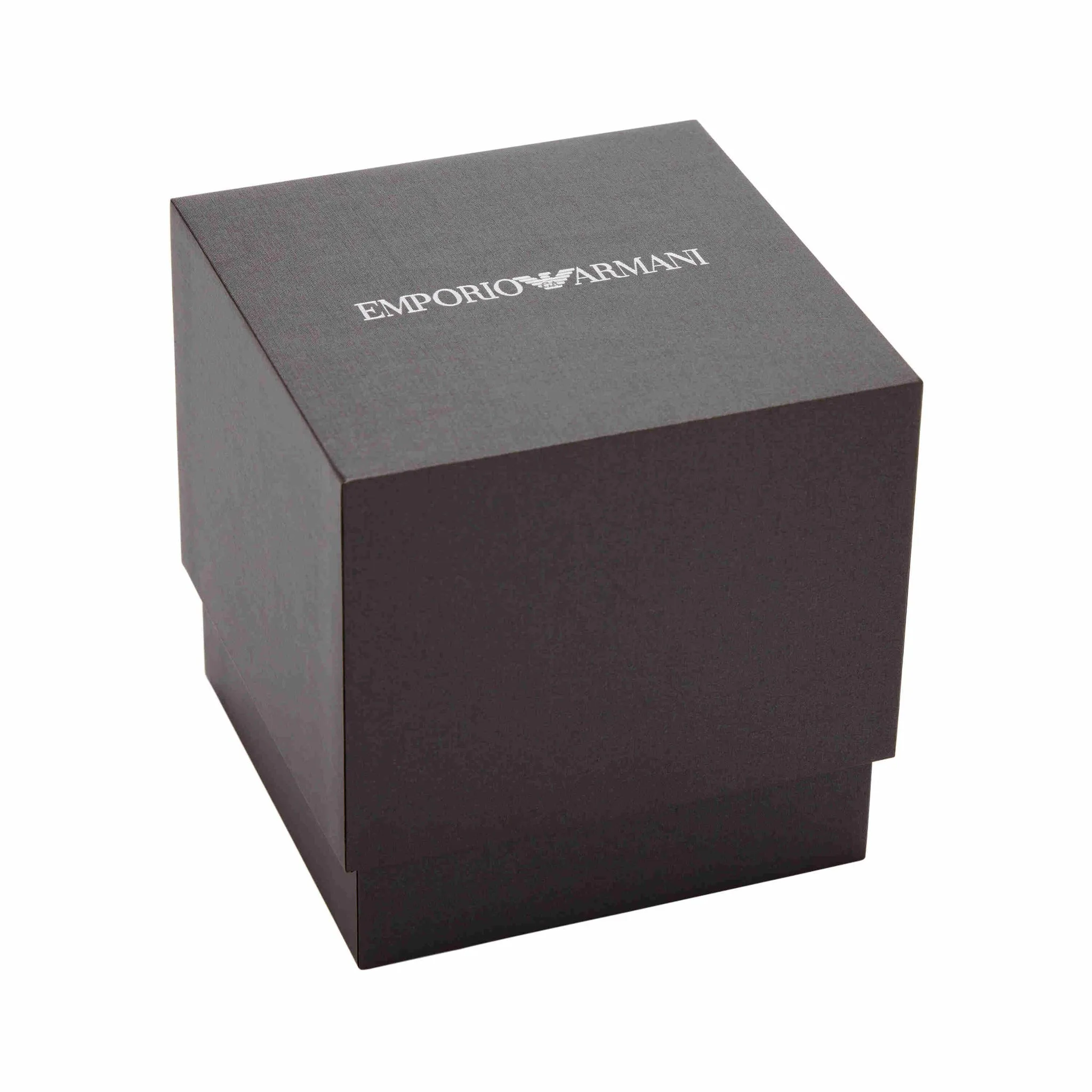 Emporio Armani Black Leather Chronograph Wristwatch AR11635