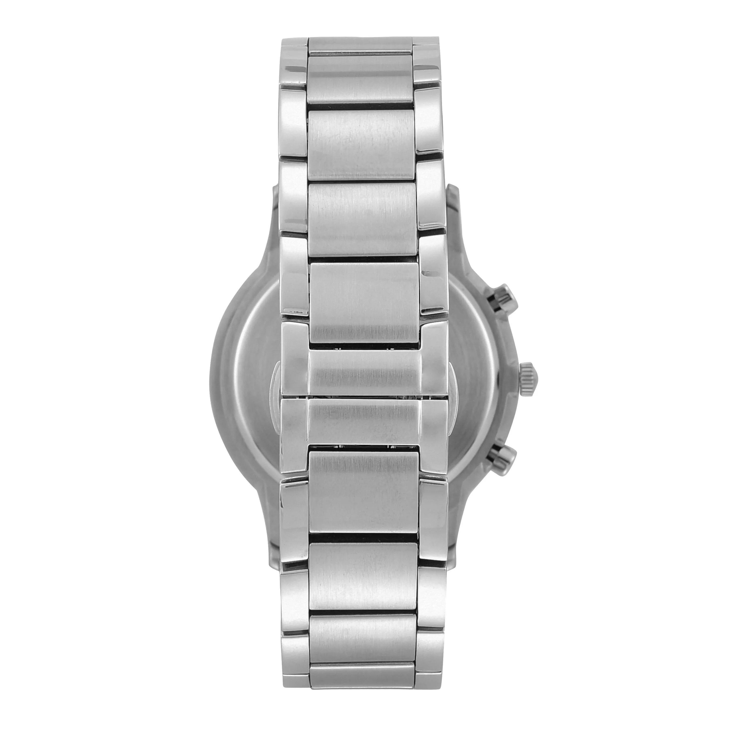 Emporio Armani Elegant Black Dial Stainless Steel Chronograph Watch AR2434