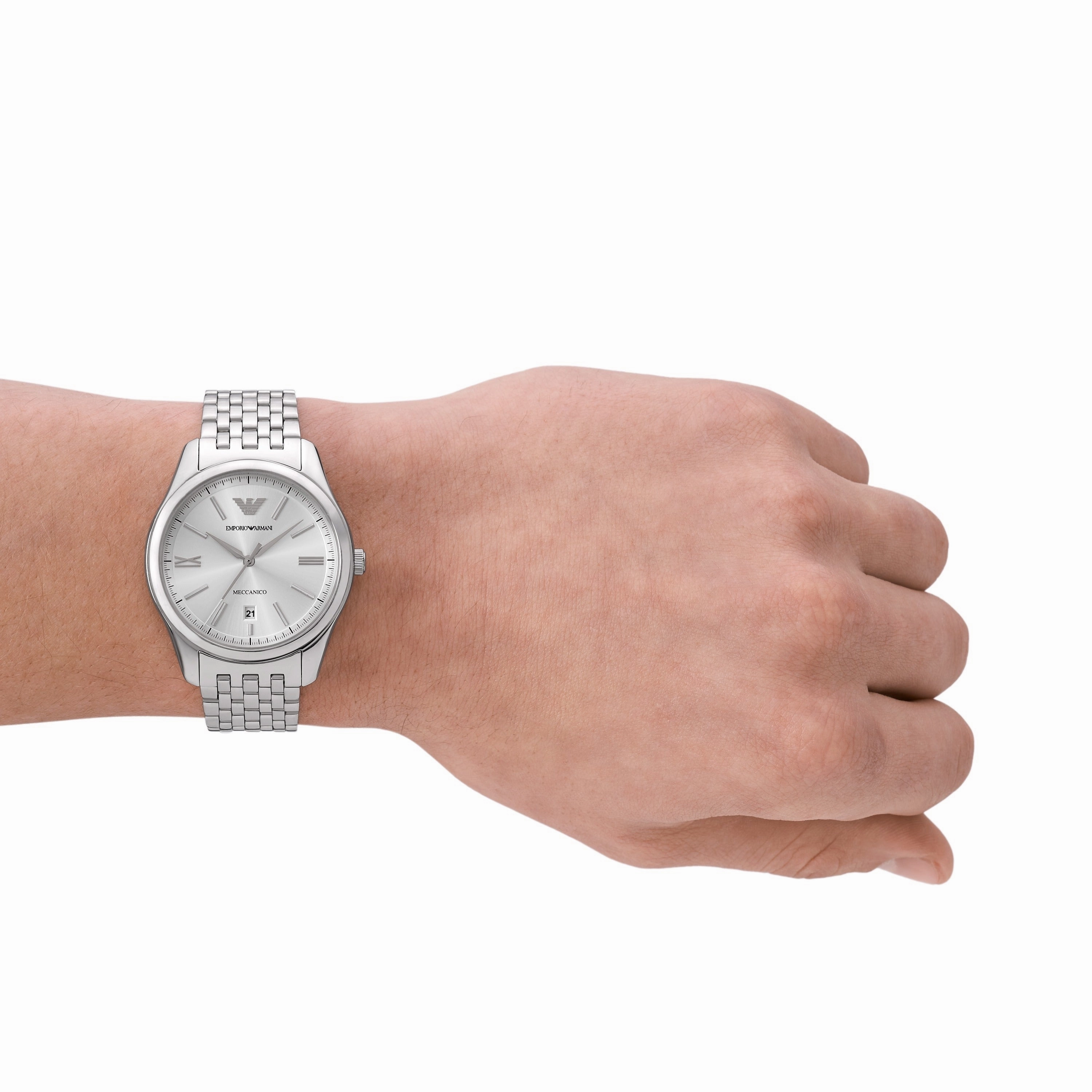 Emporio Armani Men's Luxury Sunray Dial Watch Stainless Steel AR60076