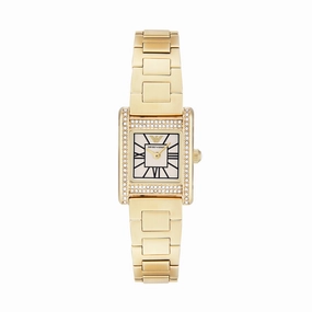 Emporio Armani Two-Hand Mother of Pearl Dial Gold Stainless Steel Watch AR11663