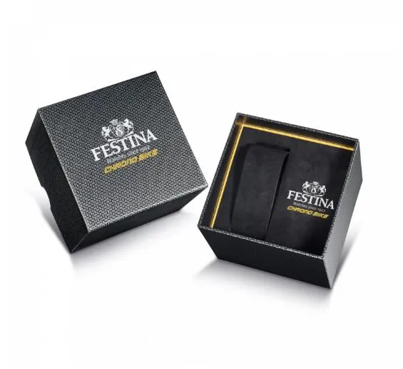 Festina Chrono Bike Yellow Rubber Strap Watch f20725/1