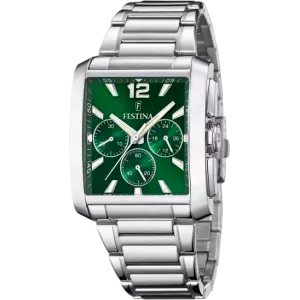 Festina Green Stainless Steel 316L Strap Men's Watch F20635/3