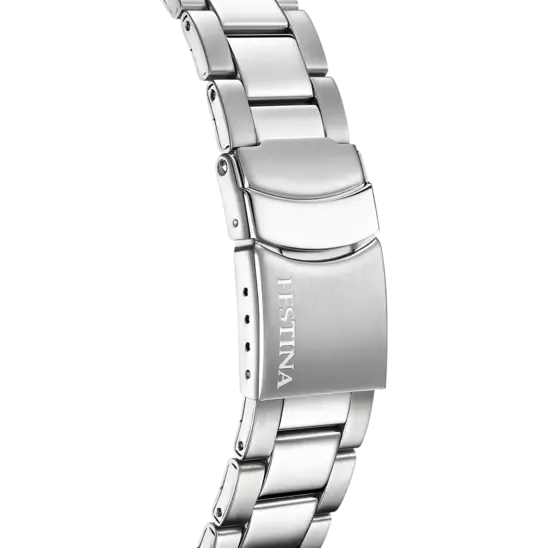 Festina Men's Stainless Steel Elegance Watch F20623/4 with Black Dial