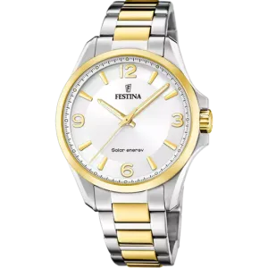 Festina Solar Energy Silver Stainless Steel 316L Men's Watch F20657/1