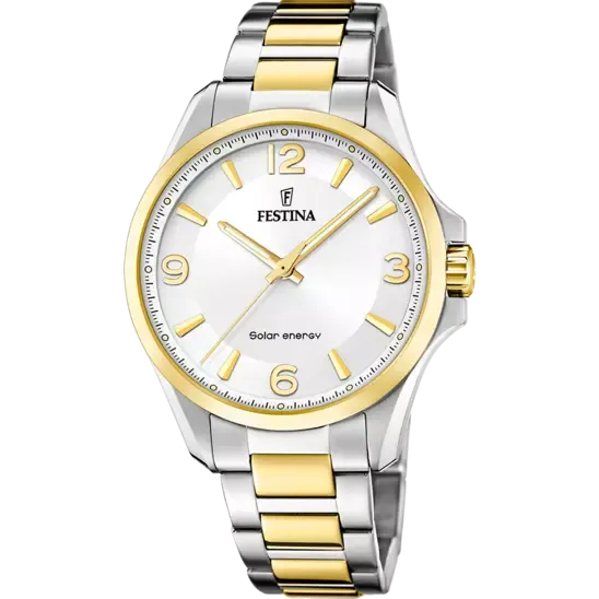 Festina Solar Energy Silver Stainless Steel 316L Men's Watch F20657/1