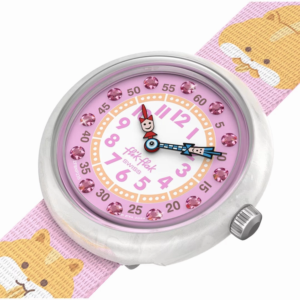 Flik Flak Cuddly Hamster Kids Watch FBNP235