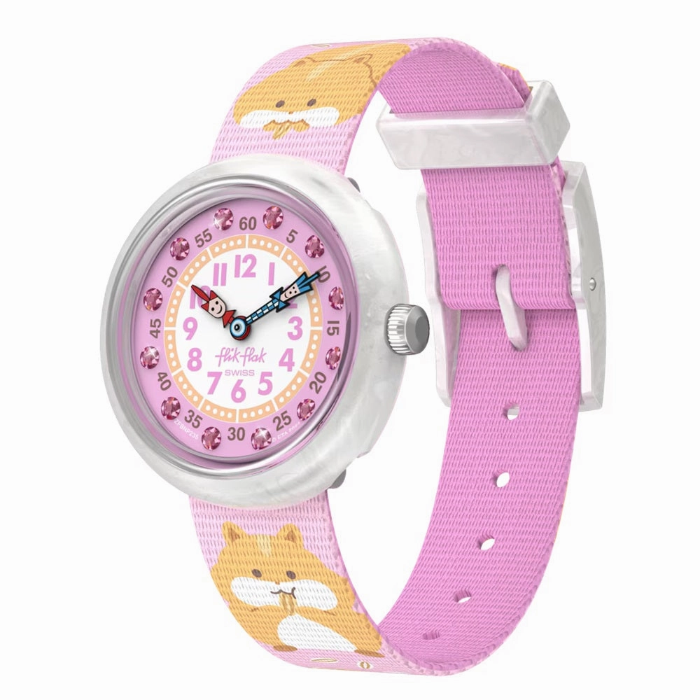 Flik Flak Cuddly Hamster Kids Watch FBNP235