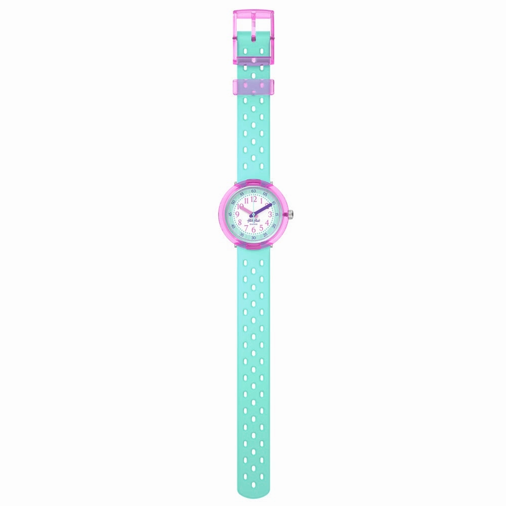 Flik Flak Fizz in Mint Bubbly Hours Kids Watch FCNP003