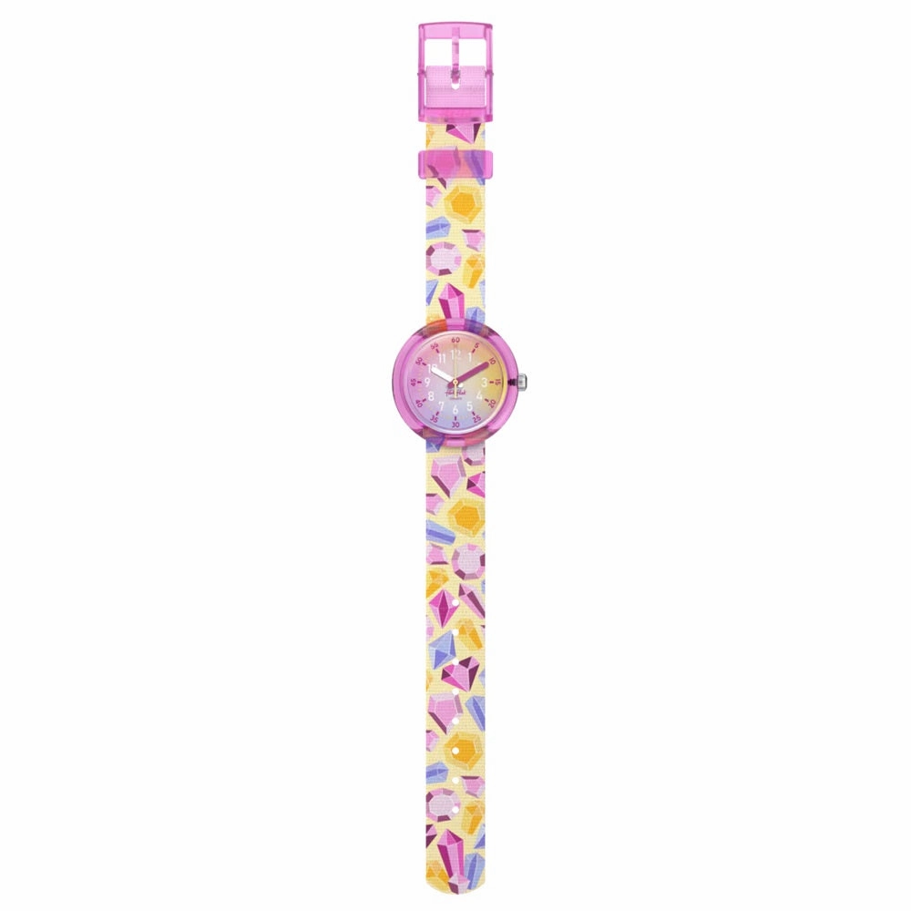 Flik Flak Sparkling Gemstones Kids Watch FPNP155