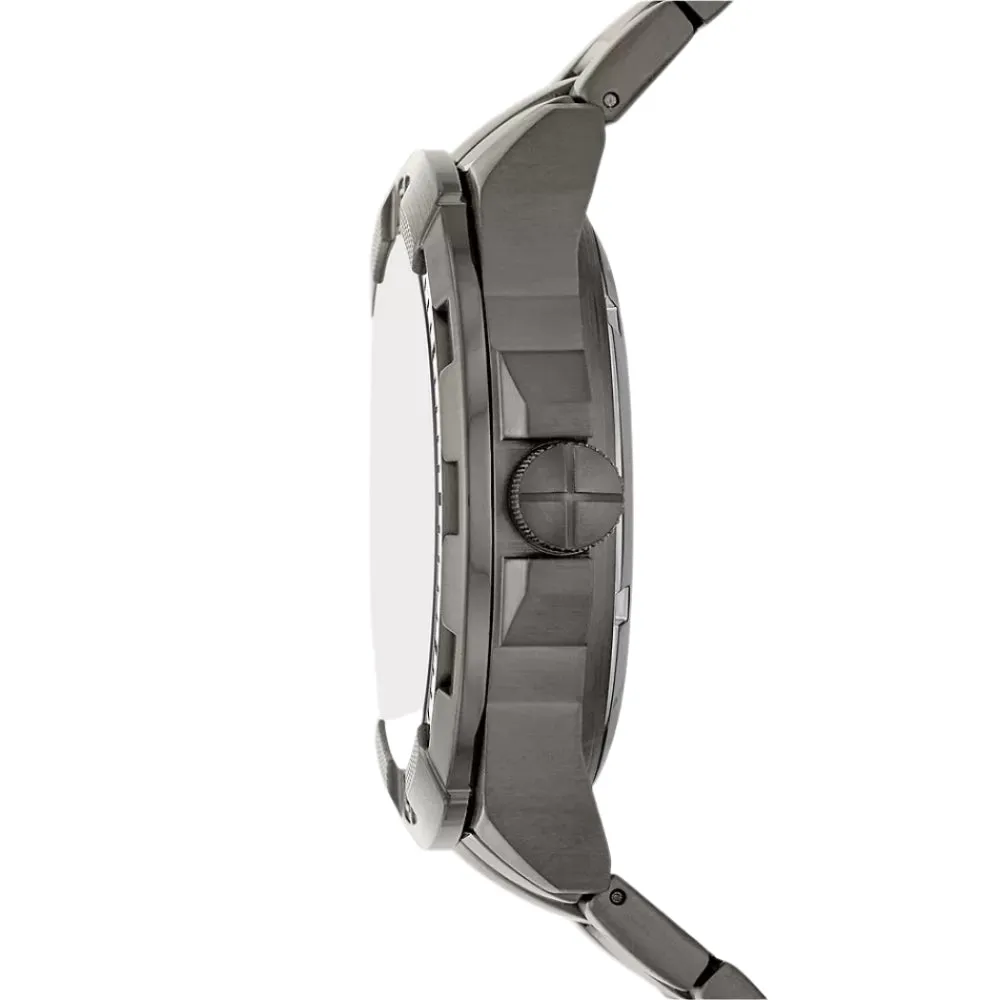 Fossil Bronson Smoke Grey Stainless Steel Mens Watch ME3218