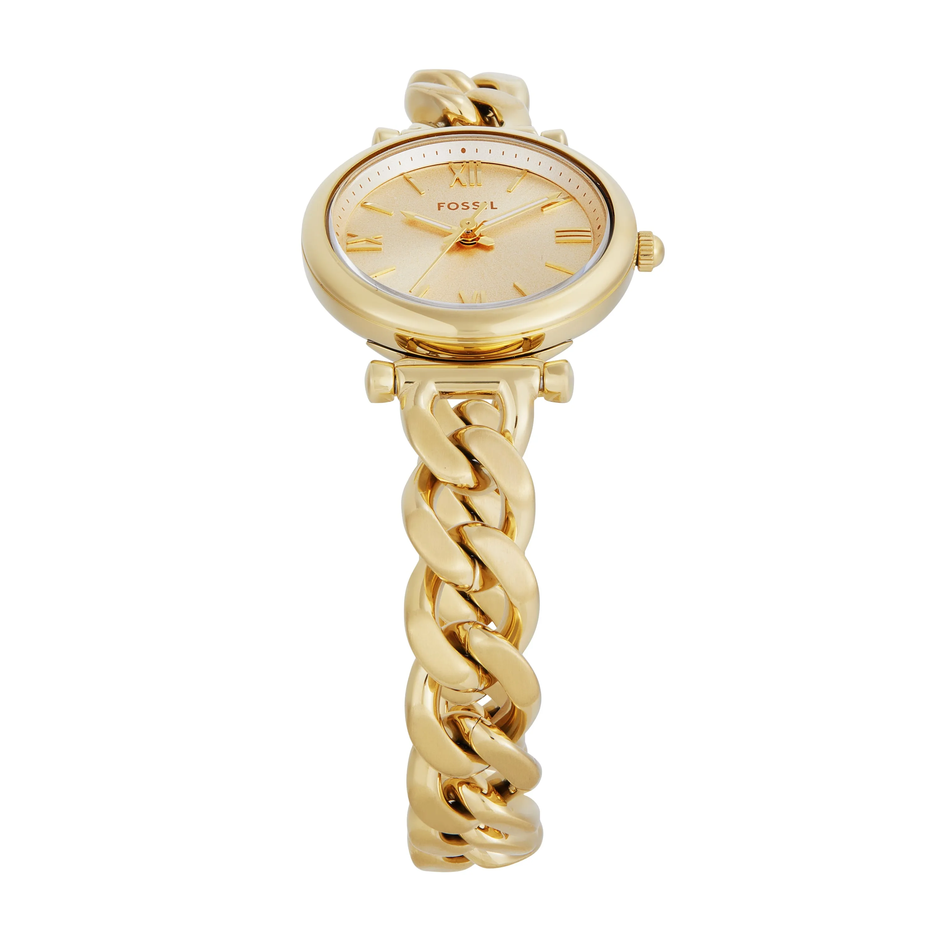 Fossil Carlie Three-Hand Stainless Steel Watch and Bracelet Set ES5387SET