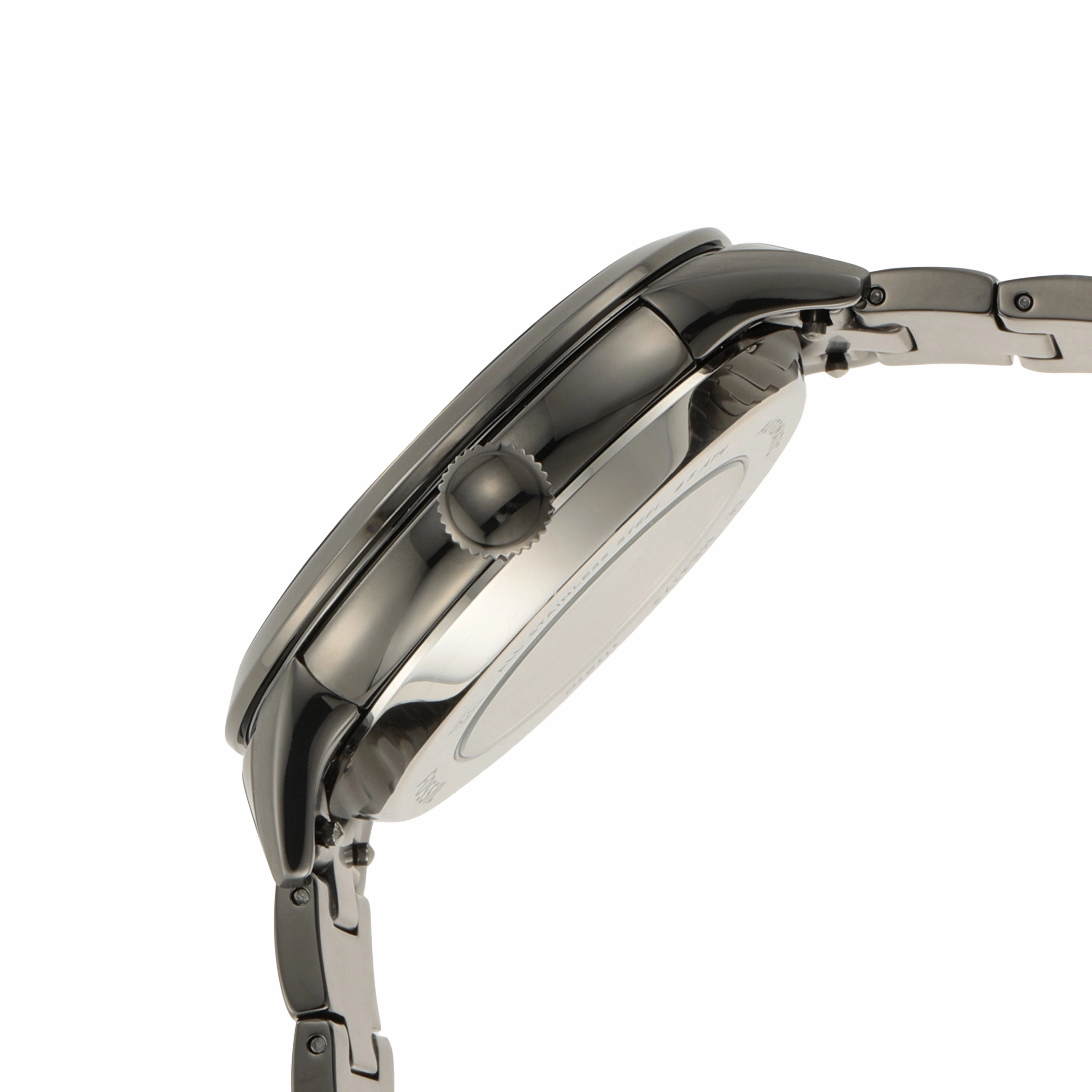 Fossil Townsman Mechanical Black Dial and Smoke Stainless Steel Band ME3172
