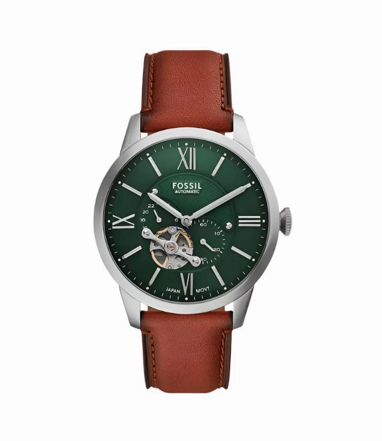 Fossil Townsman Multifunction Brown Leather Watch ME3265