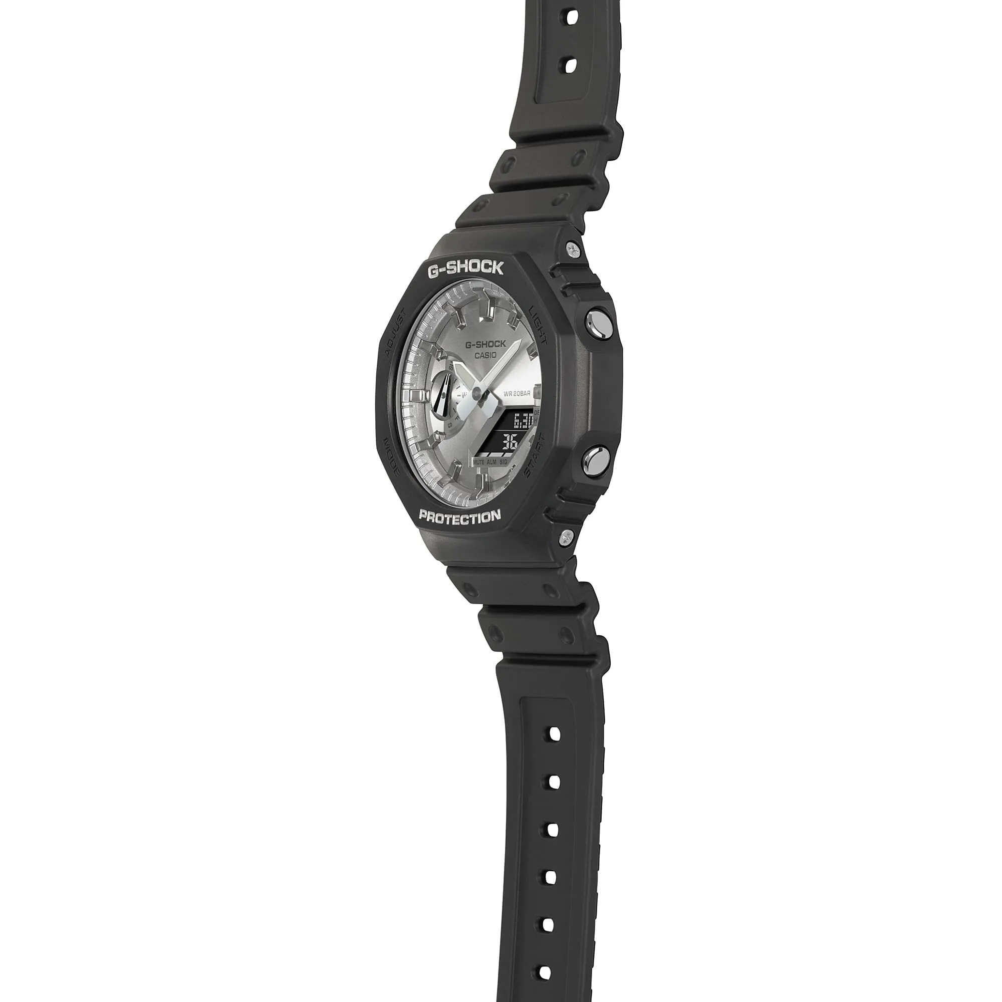G-Shock Analog Digital Black Resin Band Watch GA2100SB-1A