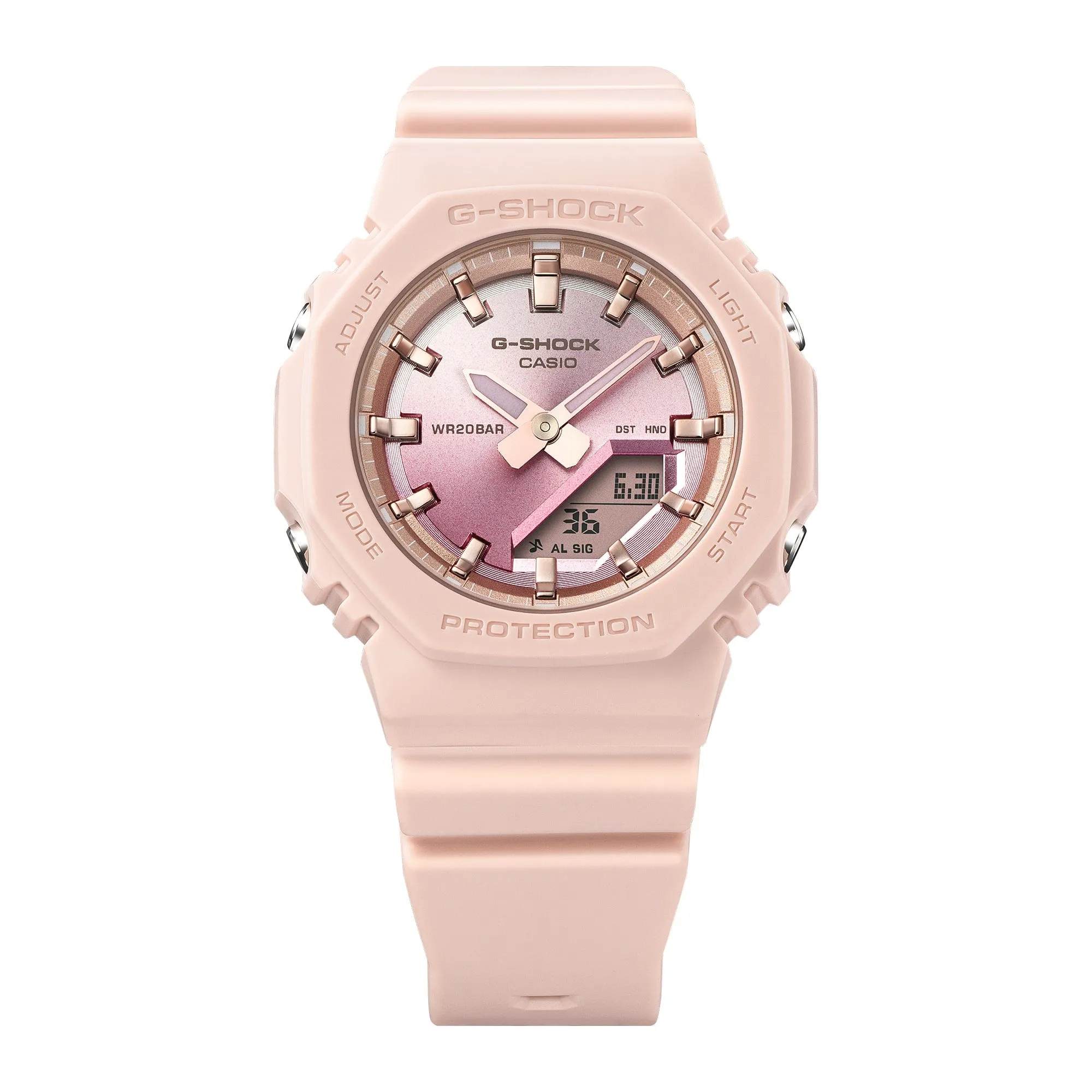 G-Shock Analog Digital Pink Resin Band Watch GMAP2100SG-4A