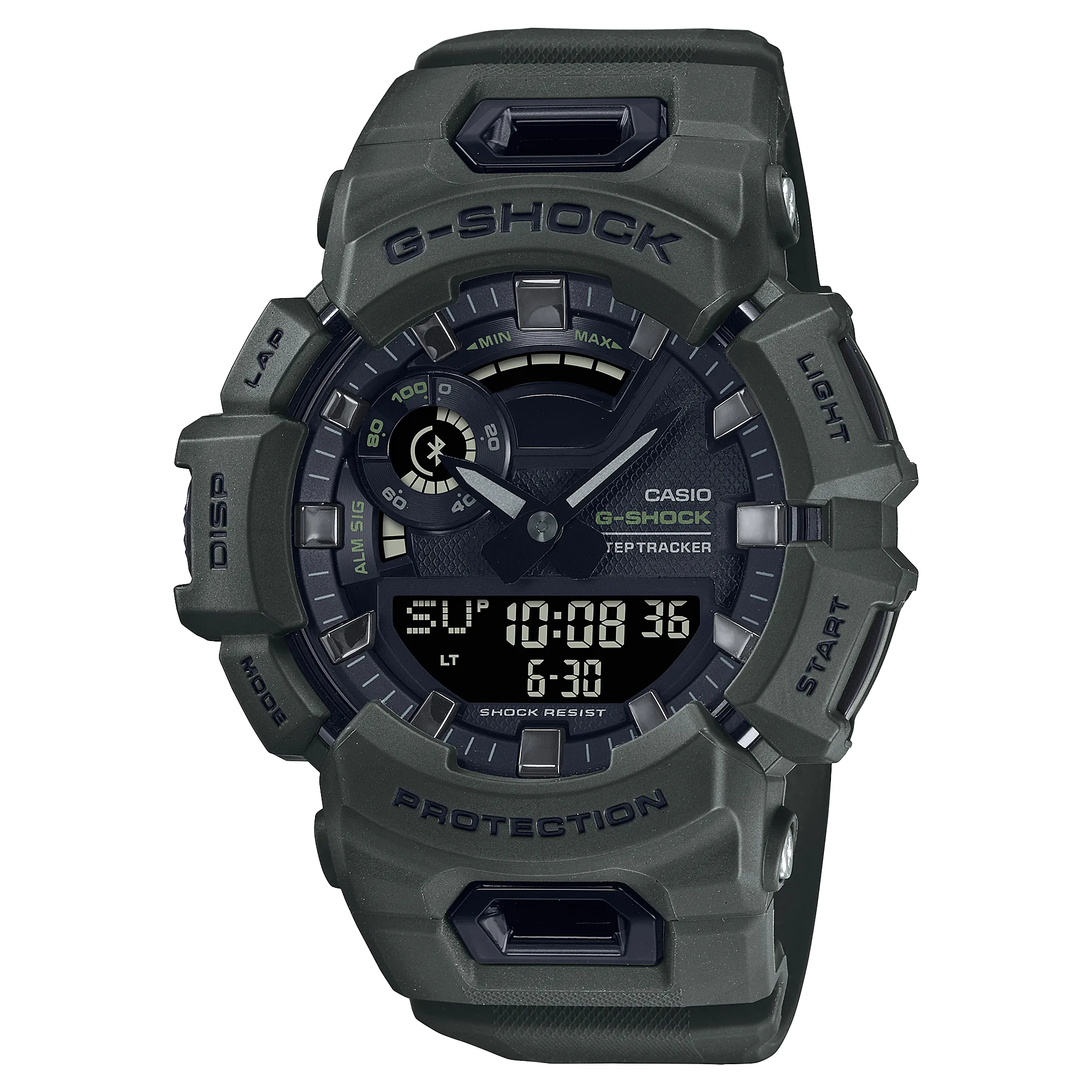 G-Shock Bluetooth Green Resin Band Watch GBA900UU-3A