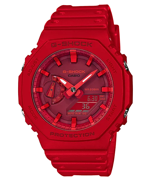 G-Shock Casio Red Carbon Core Guard GA2100-4A