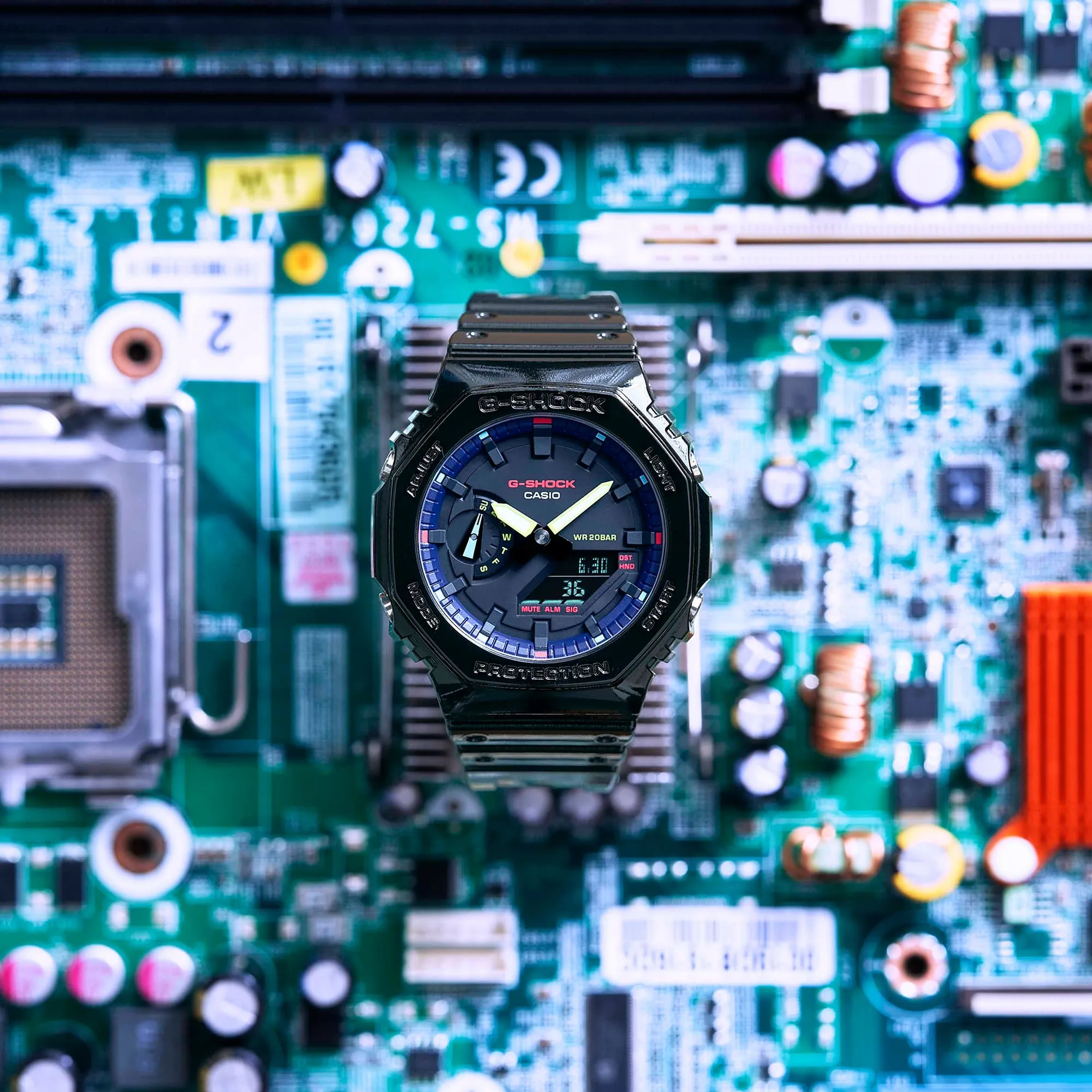 G-Shock CasiOak RGB Gamers Collection GA2100RGB-1A