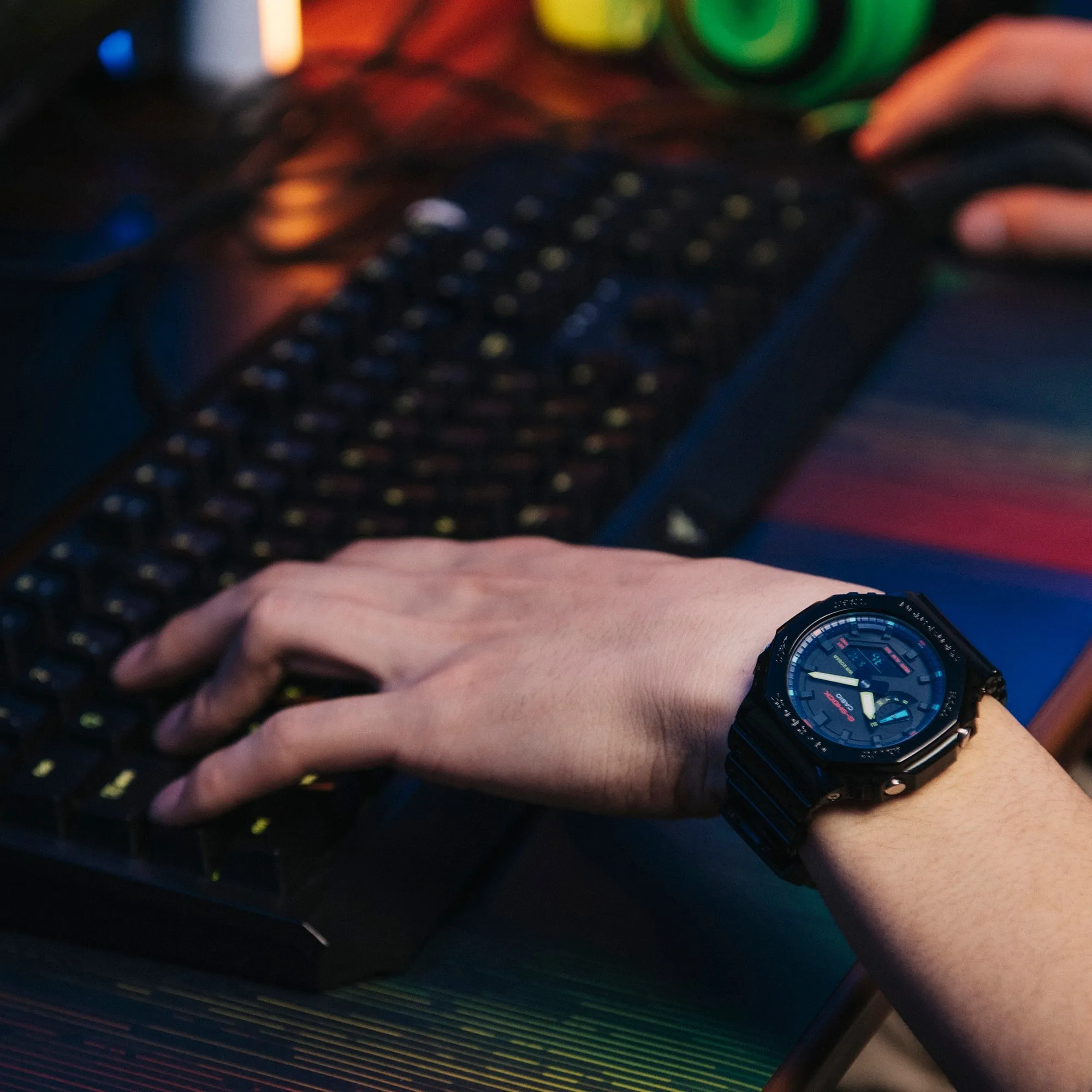 G-Shock CasiOak RGB Gamers Collection GA2100RGB-1A