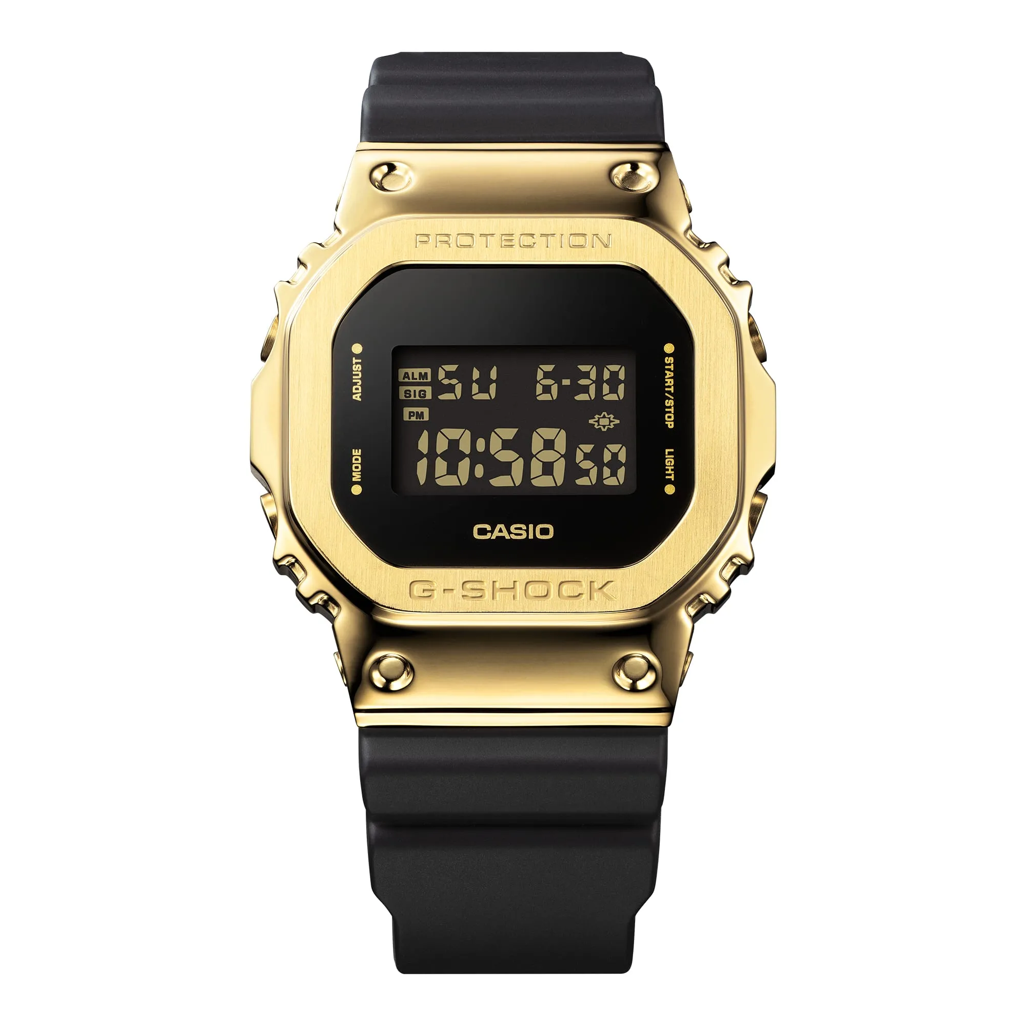G-Shock Digital 5600 Series Black Resin Strap Mens Watch GM5600G-9D
