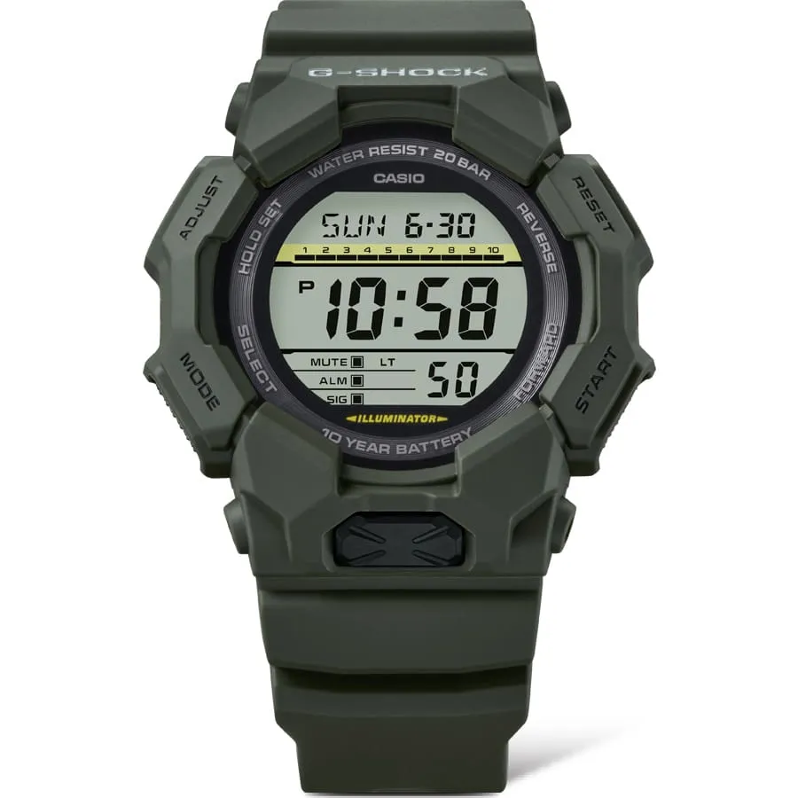 G-Shock Digital Green Resin Band Watch GD010-3D