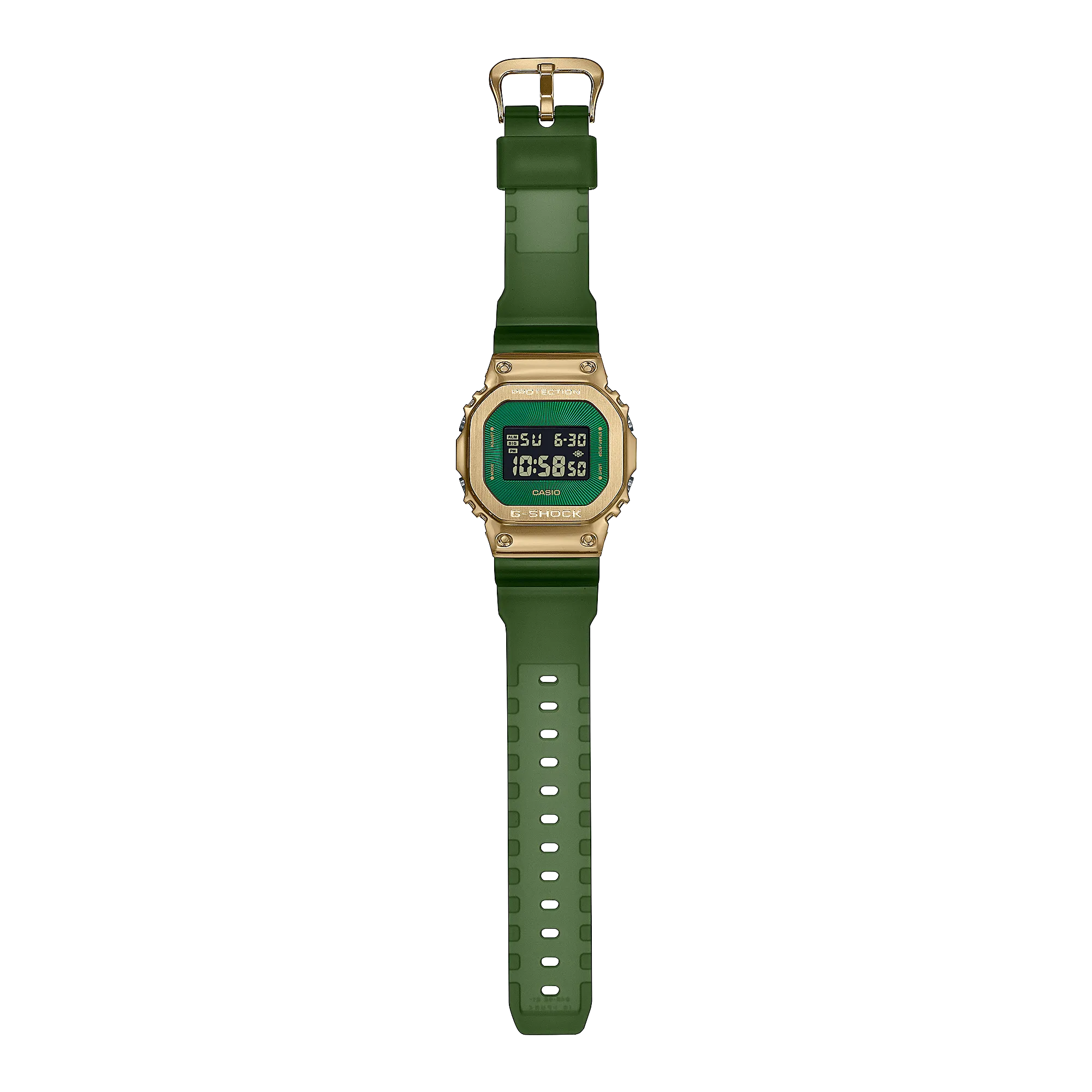 G-Shock Digital Green Resin Band Watch GM5600CL-3D