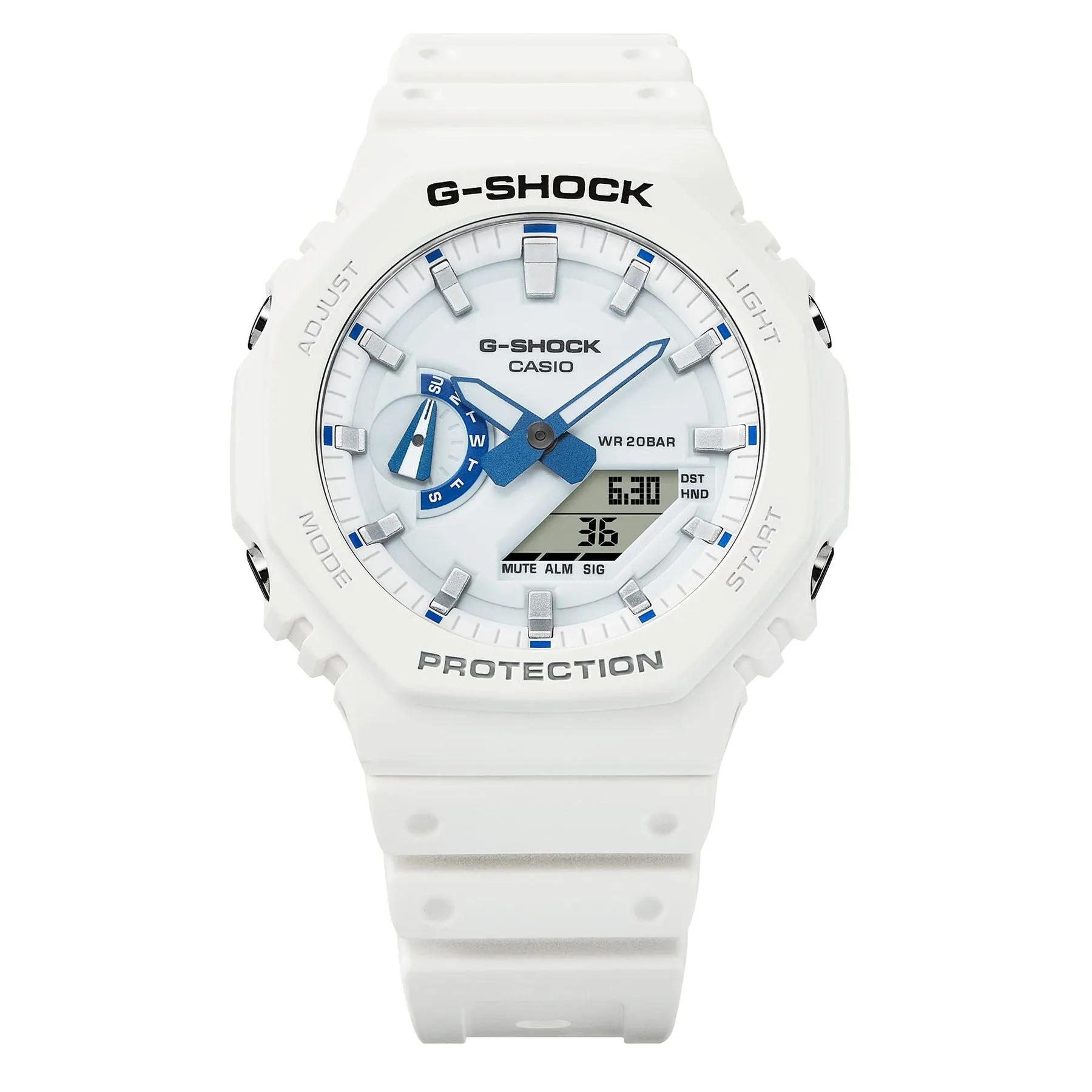 G-Shock Duo Sea of Star Glow White Resin Band Watch GA2100HDS-7A
