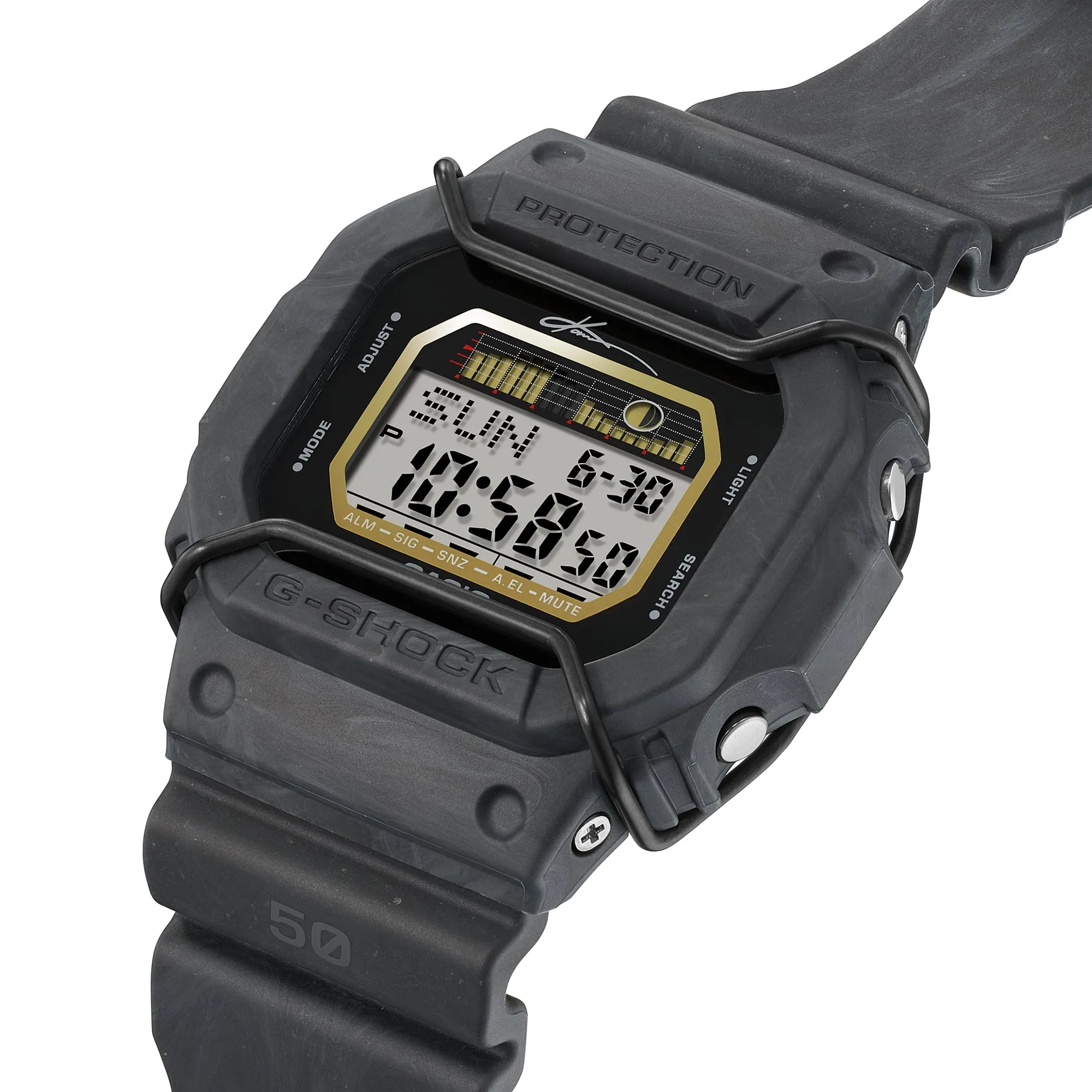 G-Shock G-Glide Grey Dial Black Resin Band Watch GLX5600KB-1D