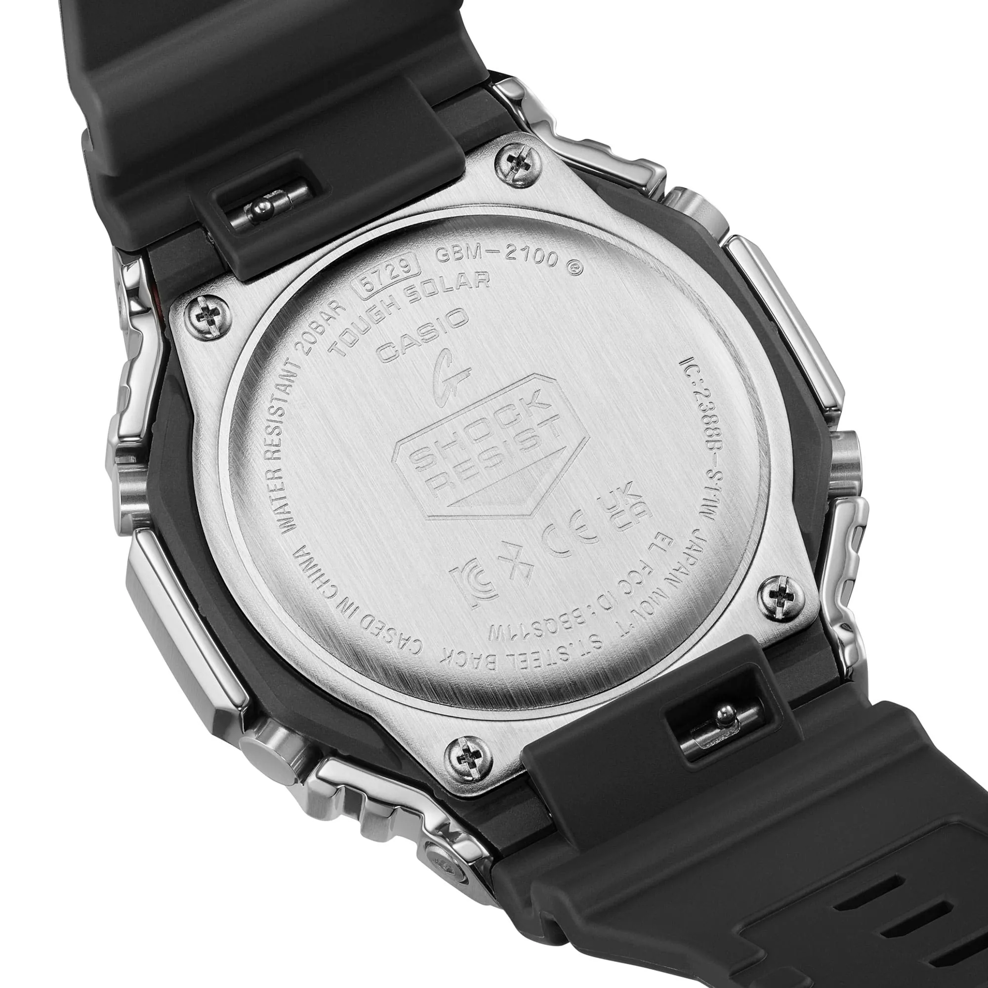 G-Shock Solar Power Black Resin Band Watch GBM2100A-1A3