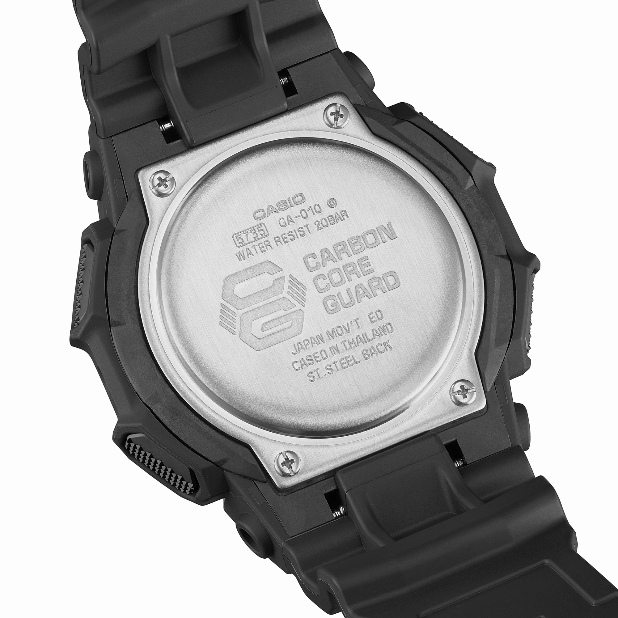 G-Shock Analog Digital Black Resin Band Watch GA010-1A