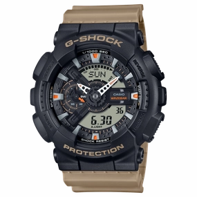 G-Shock Analog Digital Brown Resin Band Watch GA110TU-1A5
