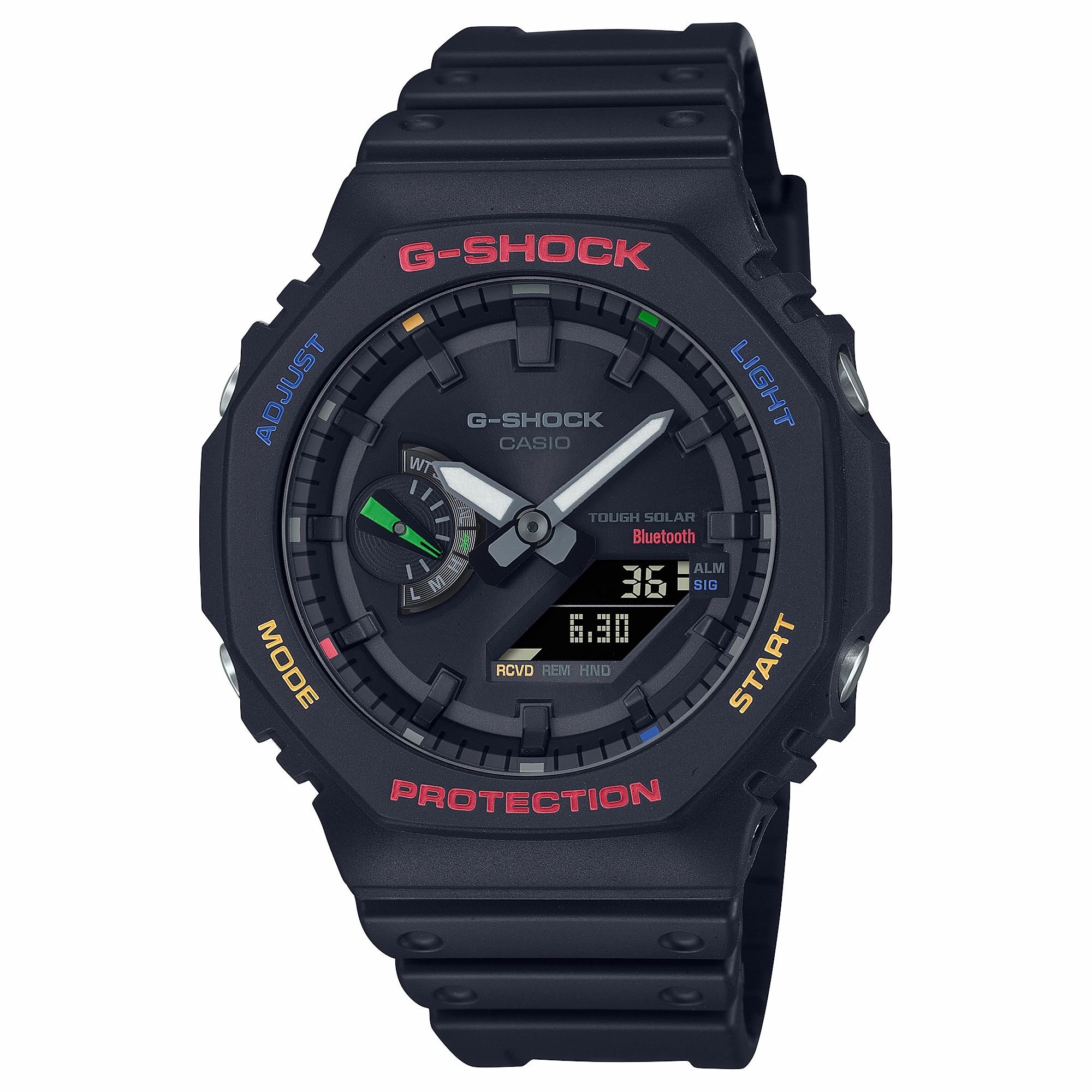 G-Shock Analog Digital DUO Black Resin Band Watch GAB2100FC-1A