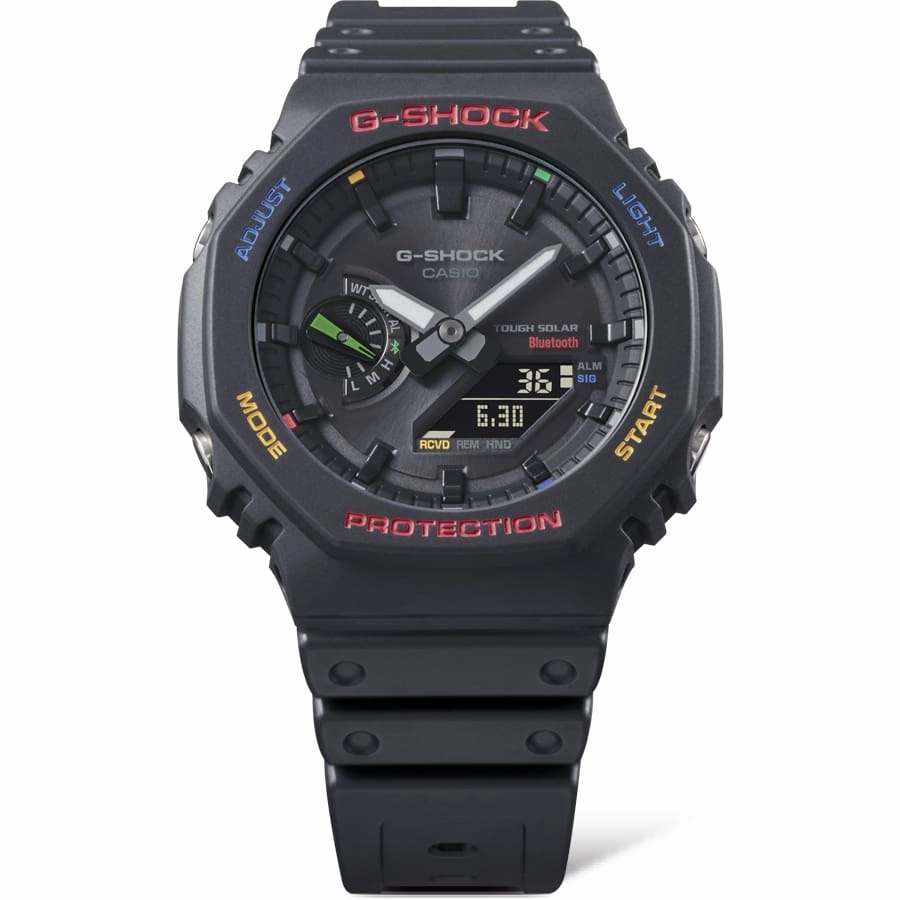 G-Shock Analog Digital DUO Black Resin Band Watch GAB2100FC-1A