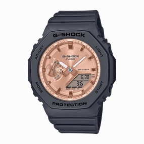 G-Shock Analog Digital DUO Mid Black Resin Band Watch GMAS2100MD-1A