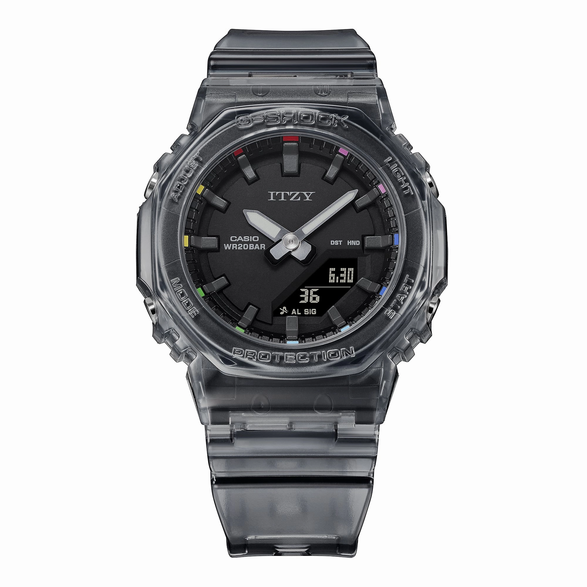 G-Shock Analog Digital Mid DUO Itzy Collaboration Resin Band Watch GMAP2100ZY-1A