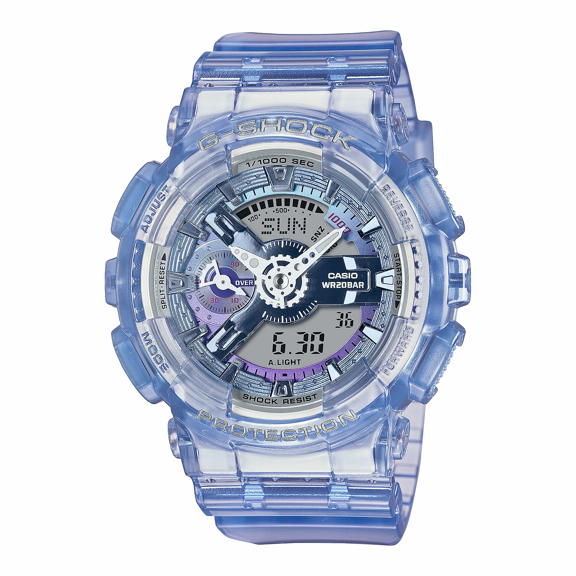 G-Shock Analog Digital Mid DUO Virtual World Resin Band Watch GMAS110VW-6A